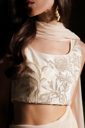 “Nadia” Crop Blouse